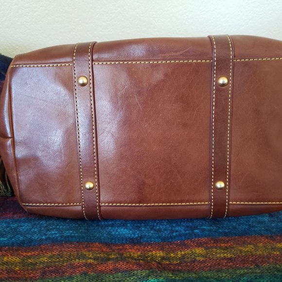 Dooney & Bourke Florentine Leather Satchel - Picture 4 of 4